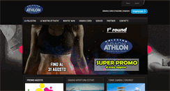 Desktop Screenshot of palestra-athlon.it